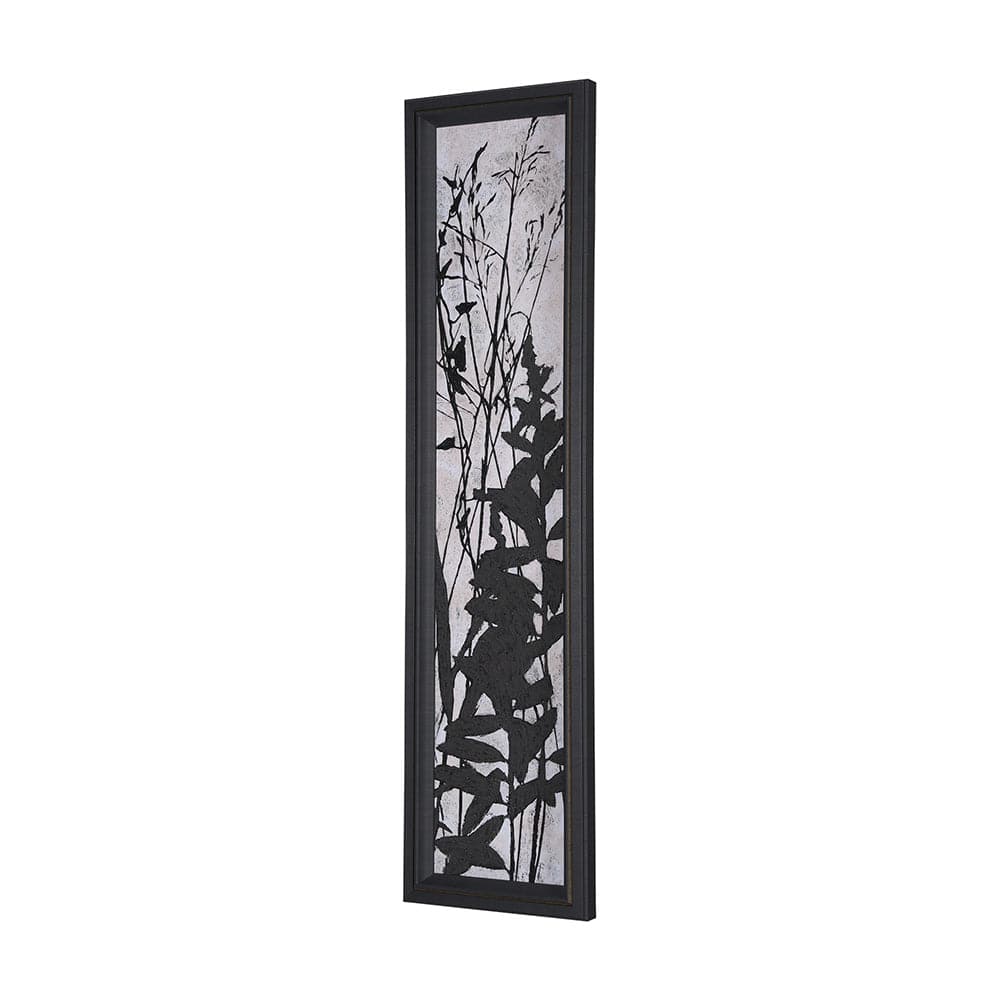 Mercana - Etched Silouette IV by Mercana Studio a Hand Embellished Textured Framed Art Print - 15288 view 2