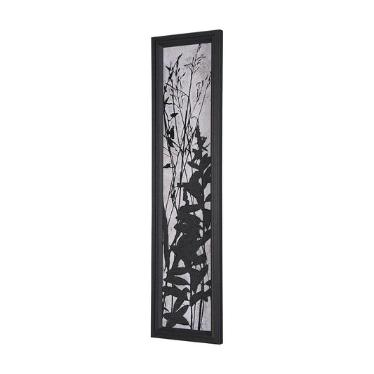 Mercana - Etched Silouette IV by Mercana Studio a Hand Embellished Textured Framed Art Print - 15288 view 2