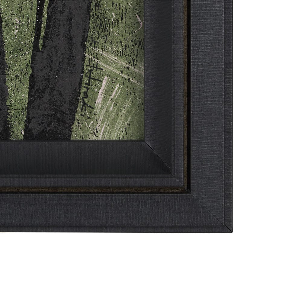 Mercana - Etched Silouette V by Mercana Studio a Hand Embellished Textured Framed Art Print - 15289 view 3
