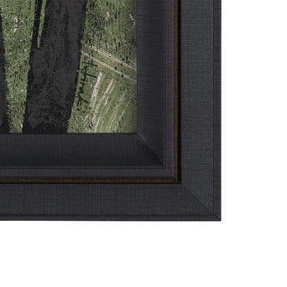 Mercana - Etched Silouette V by Mercana Studio a Hand Embellished Textured Framed Art Print - 15289 view 3
