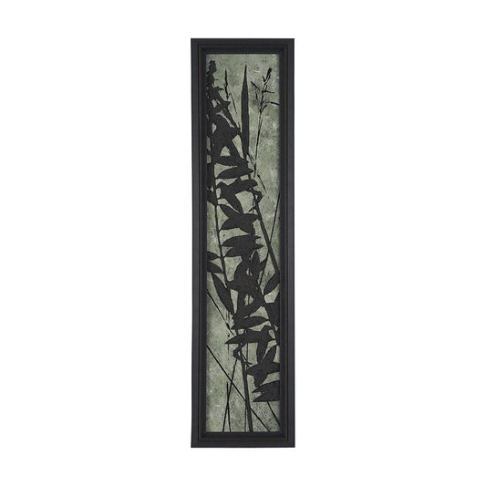 Mercana - Etched Silouette VI by Mercana Studio a Hand Embellished Textured Framed Art Print - 15290 view 1