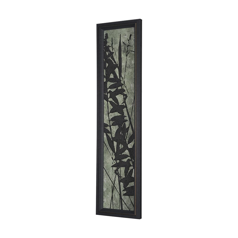 Mercana - Etched Silouette VI by Mercana Studio a Hand Embellished Textured Framed Art Print - 15290 view 2