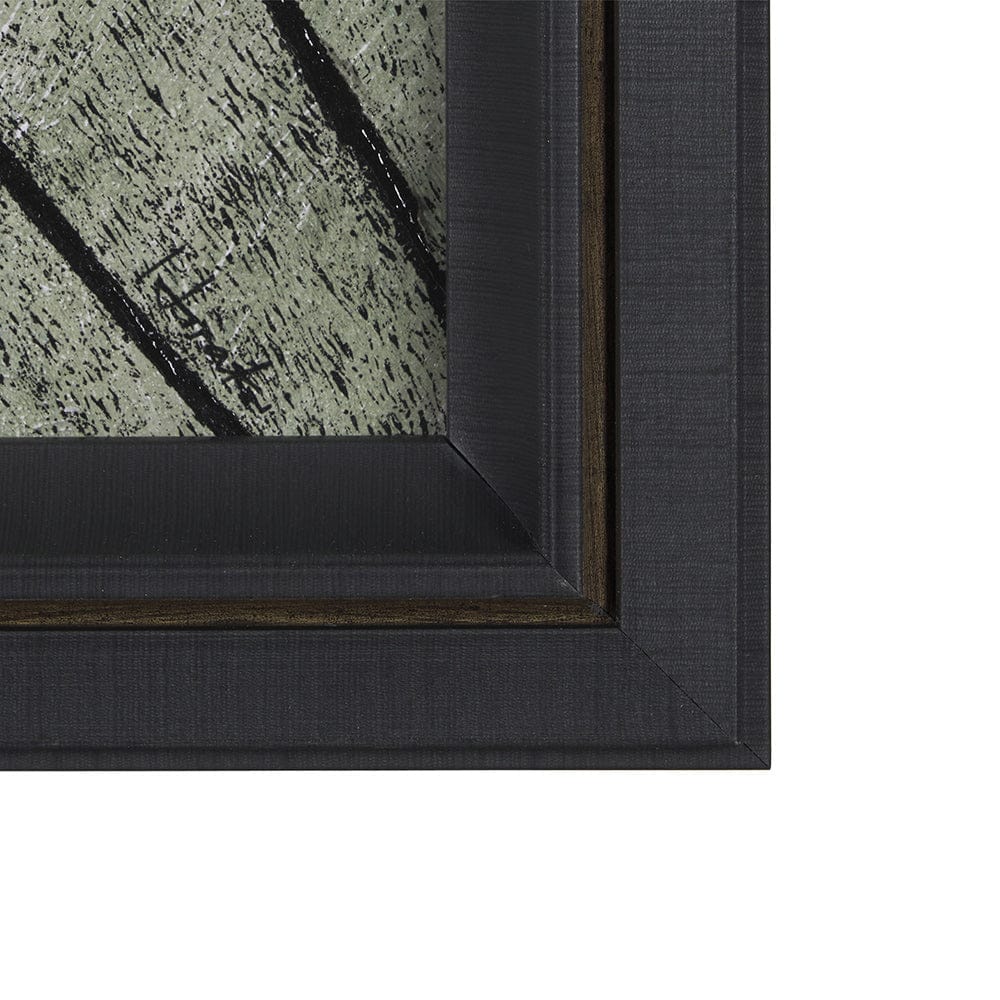 Mercana - Etched Silouette VI by Mercana Studio a Hand Embellished Textured Framed Art Print - 15290 view 3