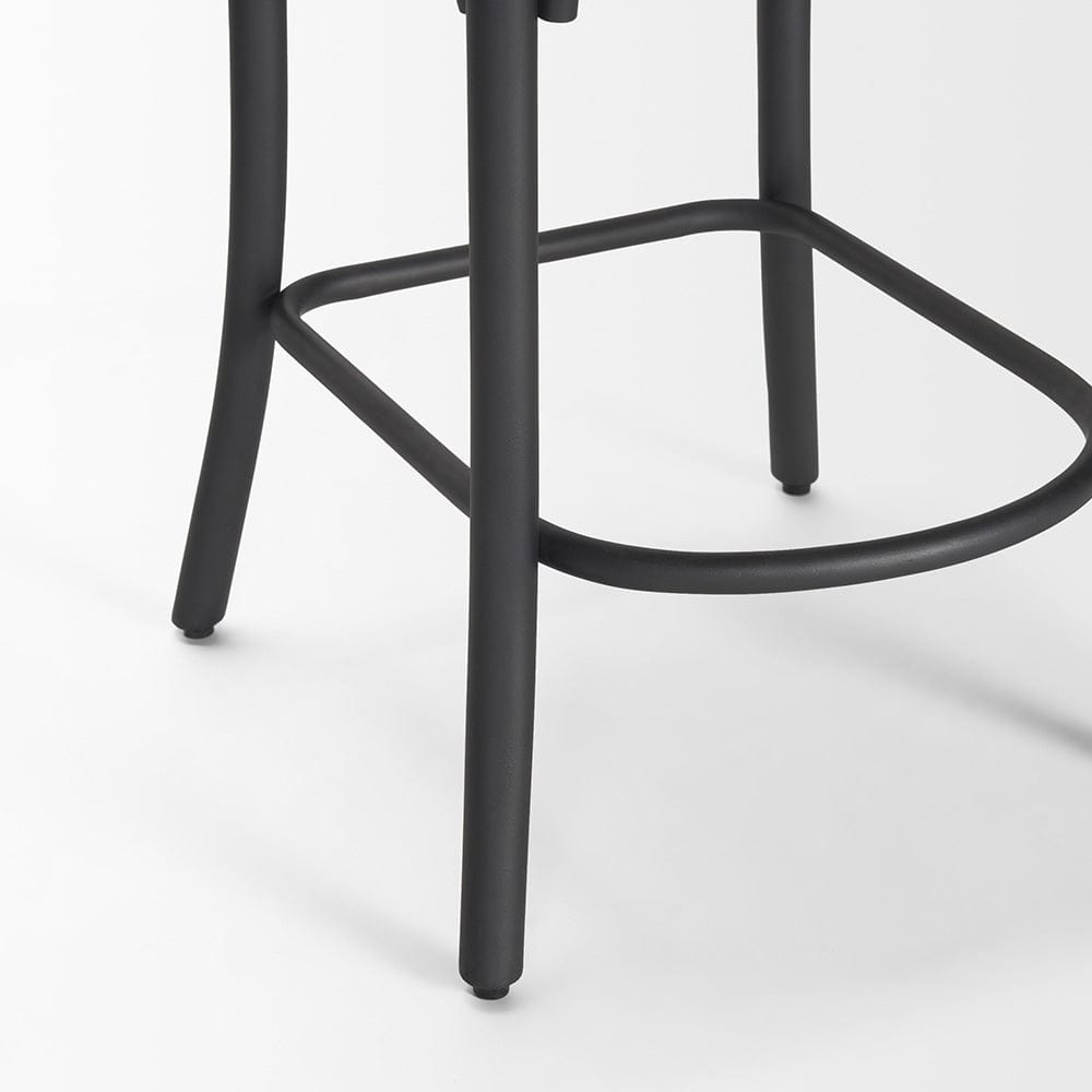 Mercana - Etienne Light Brown Wood w/ Iron Metal Counter Stool - 70589_CLOSEOUT view 10