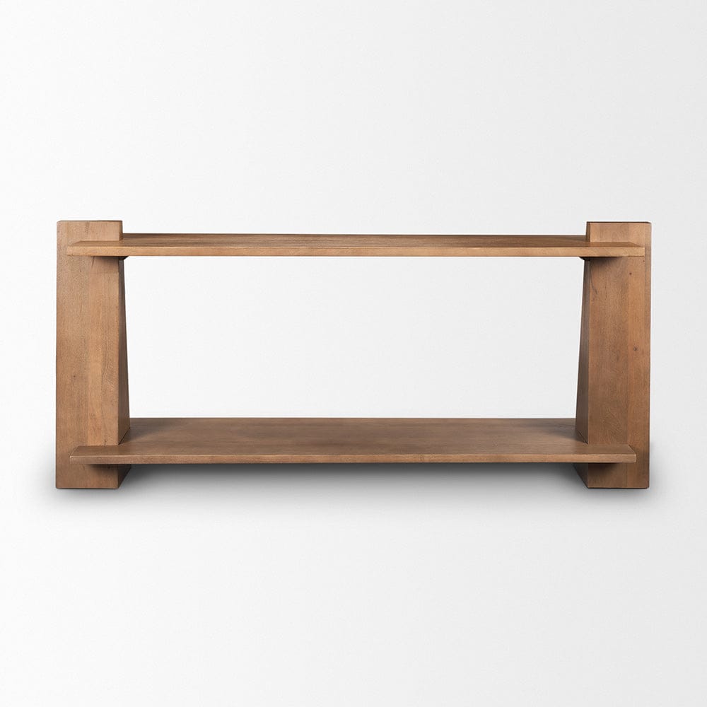 Mercana - Eula Medium Brown Wood Console Table - 70630 view 3