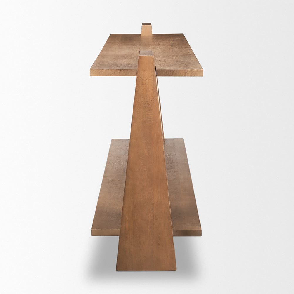 Mercana - Eula Medium Brown Wood Console Table - 70630 view 4