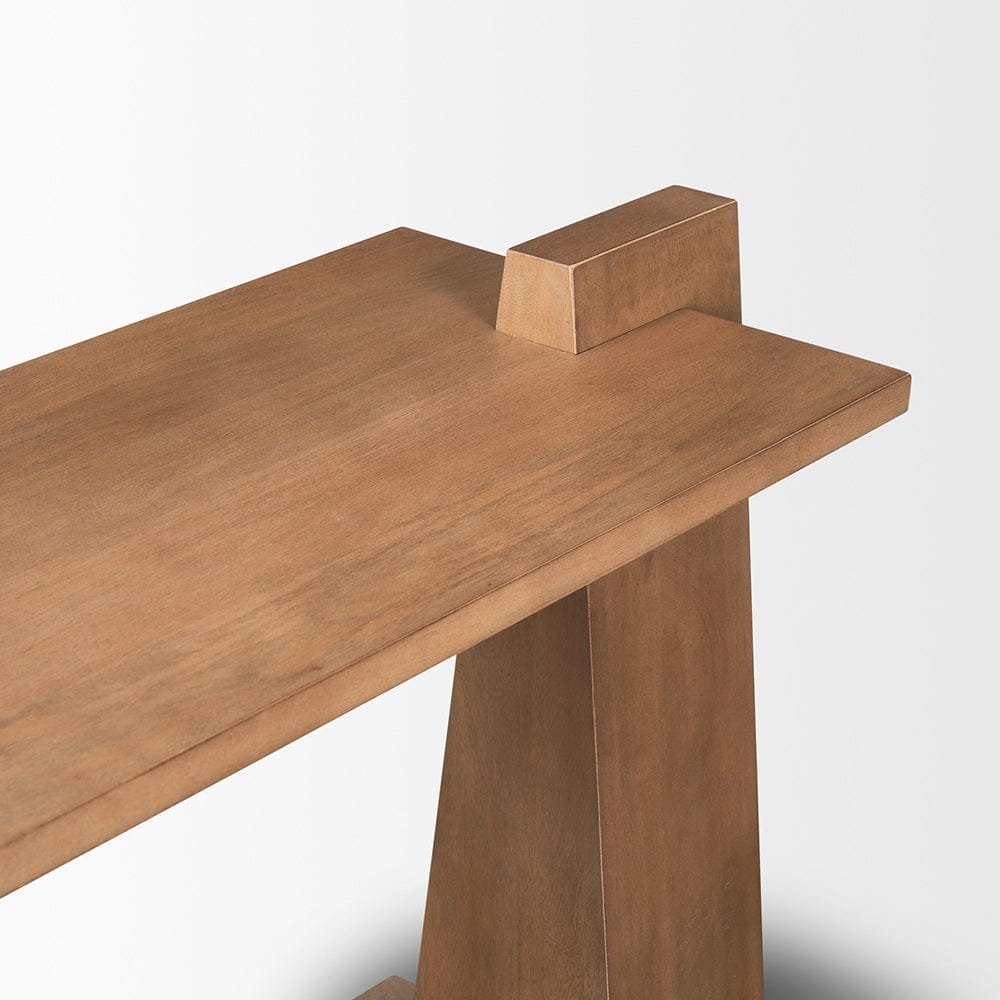 Mercana - Eula Medium Brown Wood Console Table - 70630 view 6