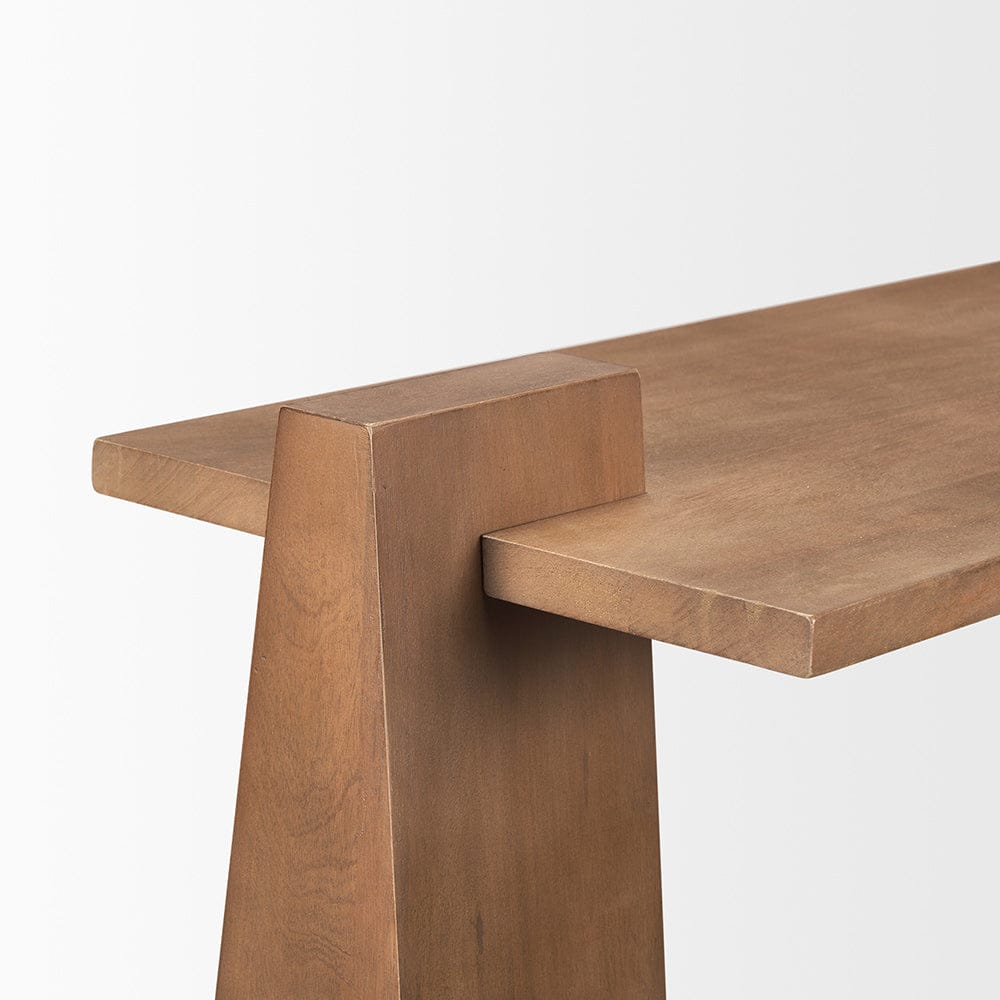 Mercana - Eula Medium Brown Wood Console Table - 70630 view 7