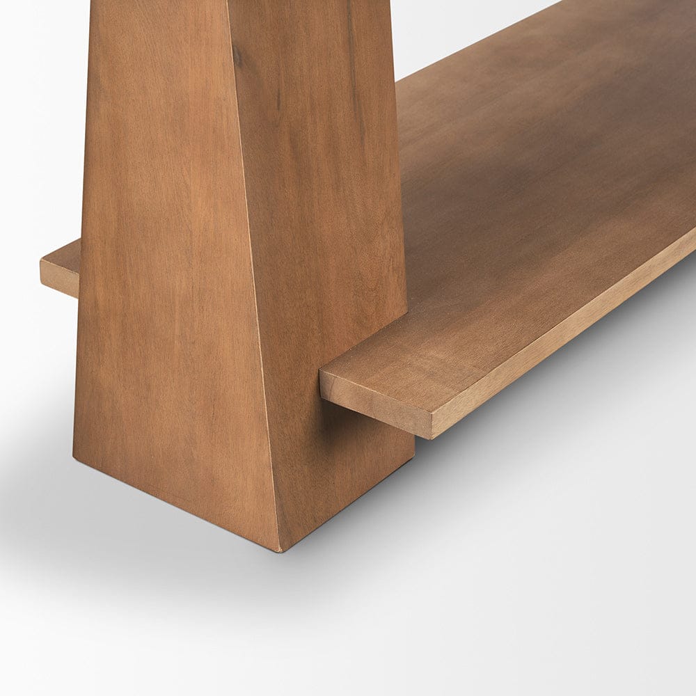 Mercana - Eula Medium Brown Wood Console Table - 70630 view 8