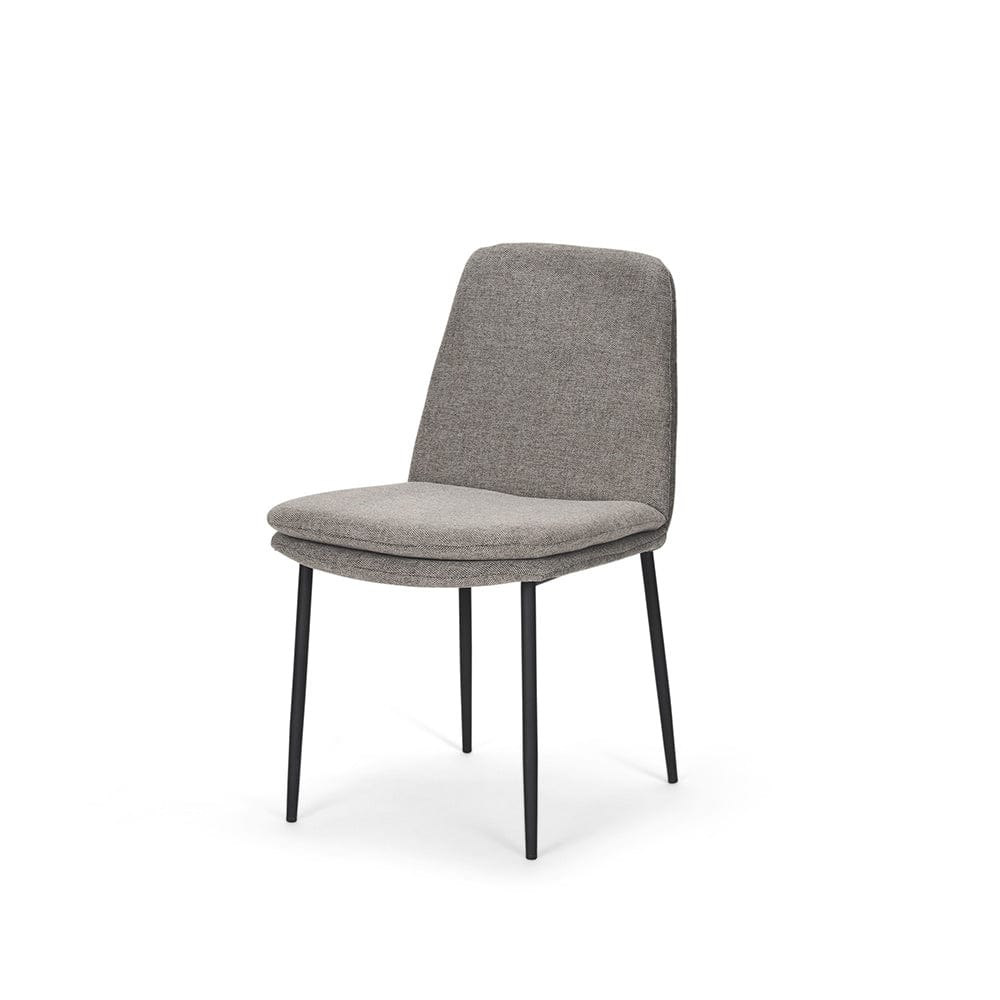 Mercana - Eve Dining Chair w/ Gray Fabric & Matte Black Metal (Set of 2) - 70260 view 1