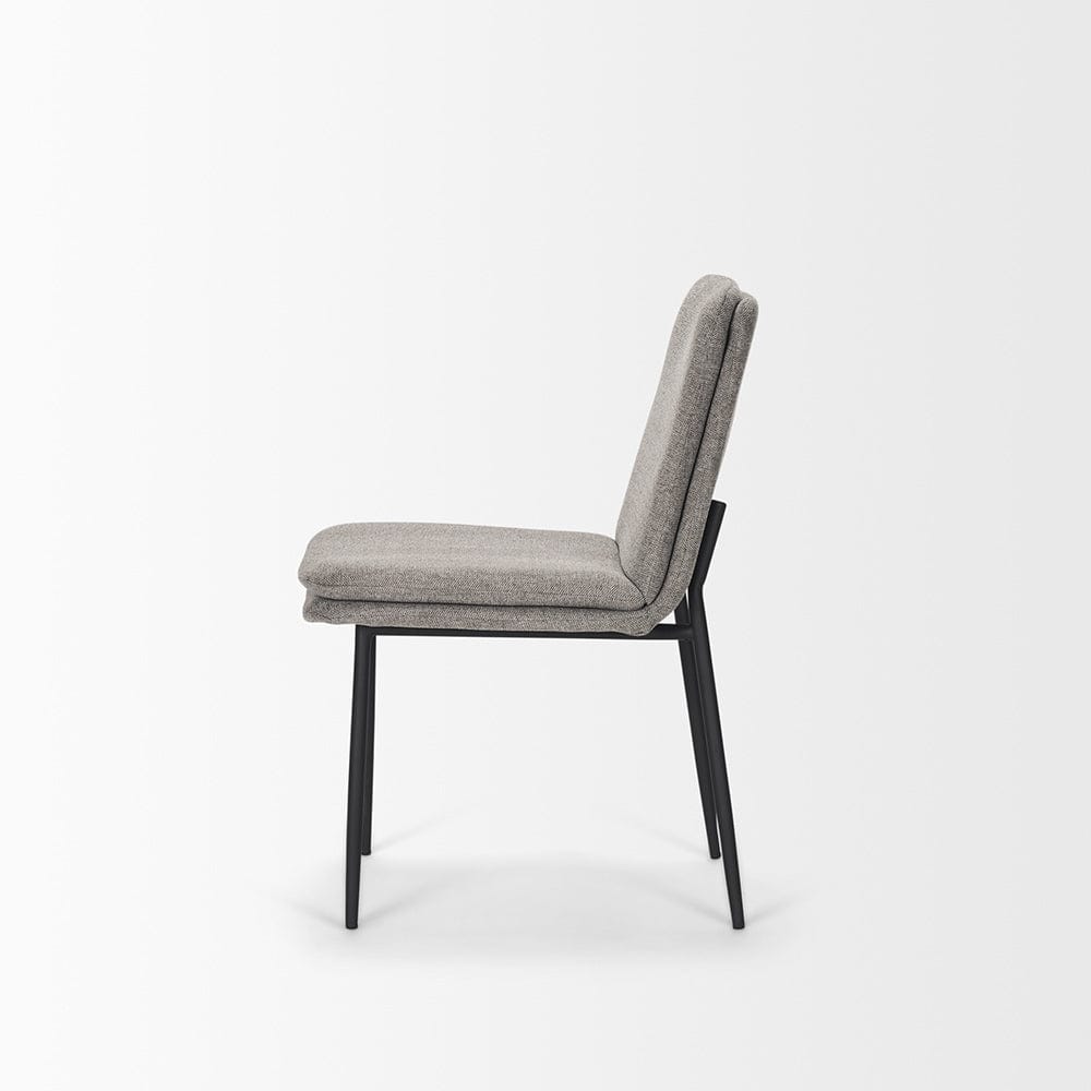 Mercana - Eve Dining Chair w/ Gray Fabric & Matte Black Metal (Set of 2) - 70260 view 3