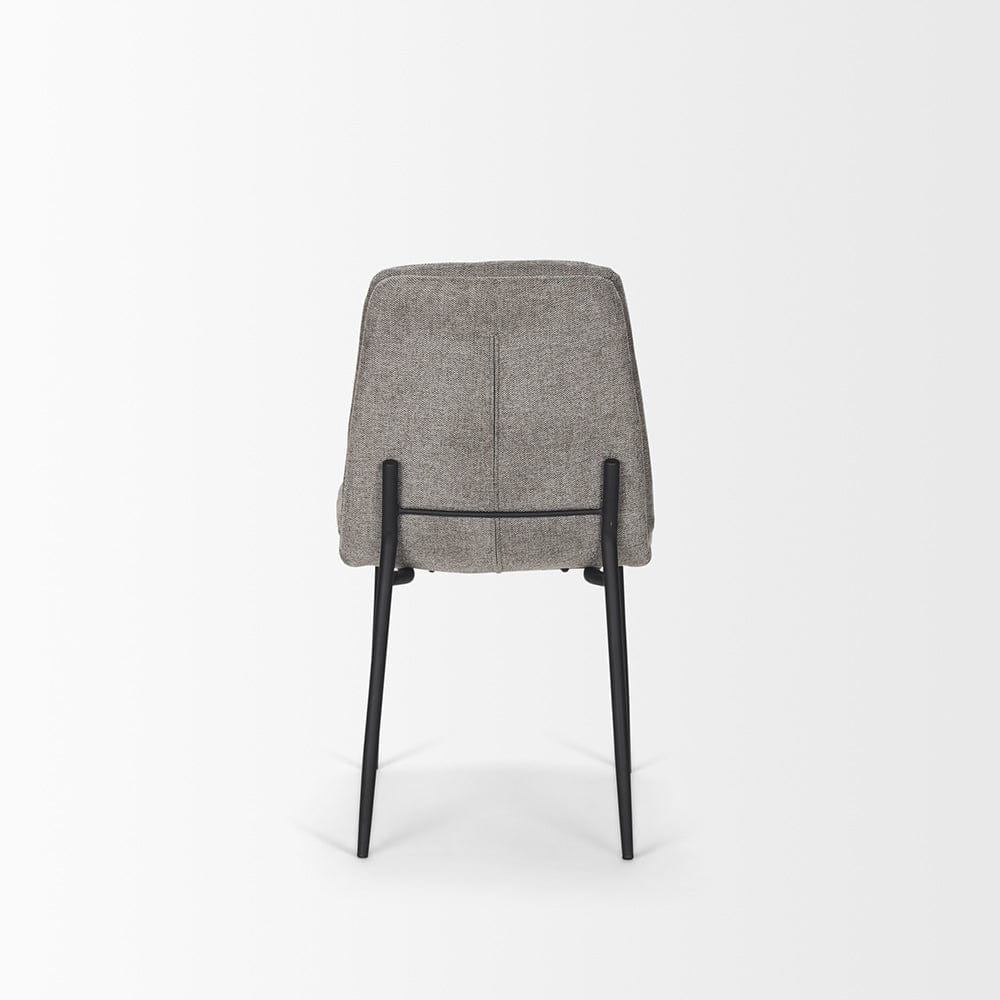 Mercana - Eve Dining Chair w/ Gray Fabric & Matte Black Metal (Set of 2) - 70260 view 4