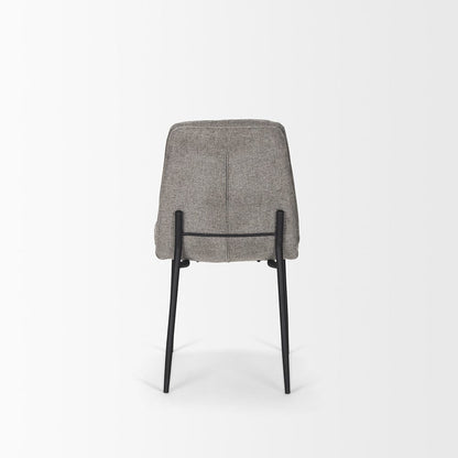 Mercana - Eve Dining Chair w/ Gray Fabric & Matte Black Metal (Set of 2) - 70260 view 4