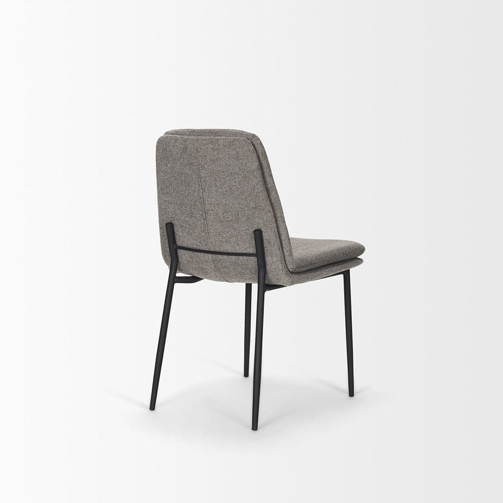 Mercana - Eve Dining Chair w/ Gray Fabric & Matte Black Metal (Set of 2) - 70260 view 5