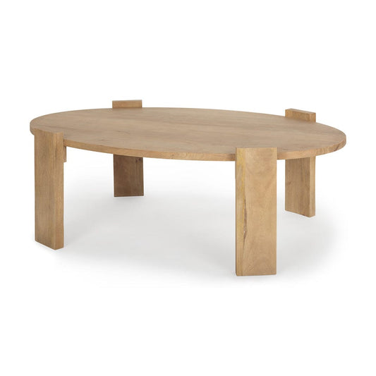 Mercana - Evelyn Light Brown Oblong Coffee Table - 70114 view 1