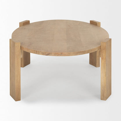 Mercana - Evelyn Light Brown Oblong Coffee Table - 70114 view 3