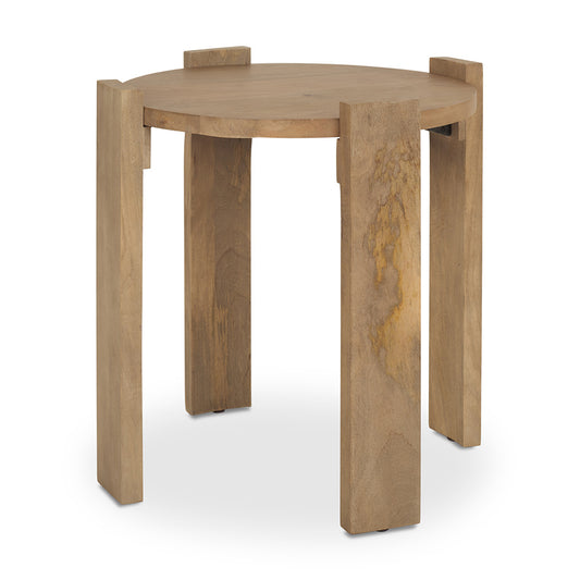 Mercana - Evelyn Light Brown Round End/Side Table - 70115 view 1