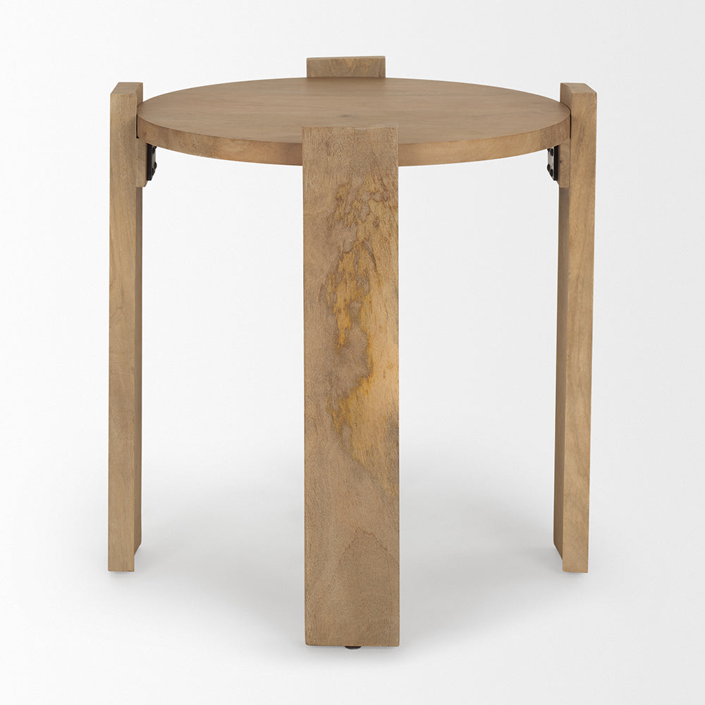 Mercana - Evelyn Light Brown Round End/Side Table - 70115 view 4