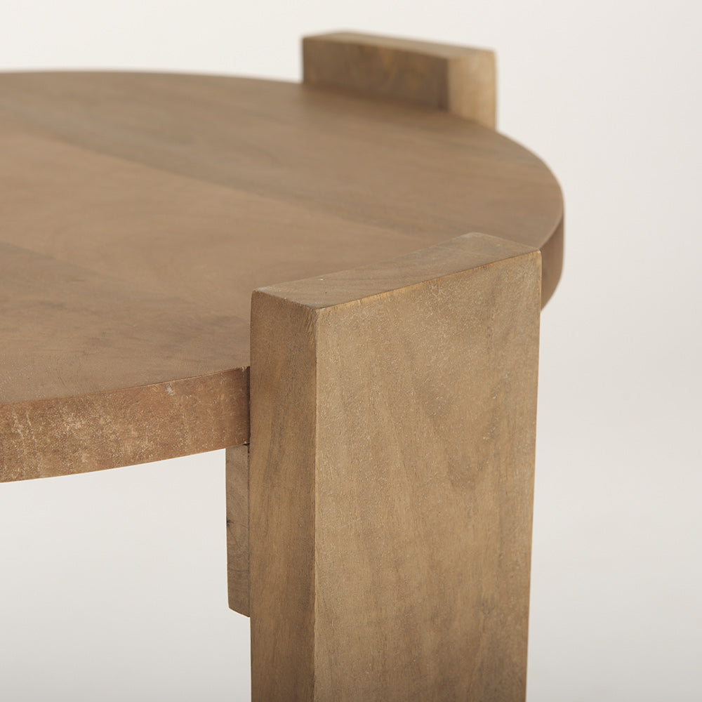 Mercana - Evelyn Light Brown Round End/Side Table - 70115 view 6