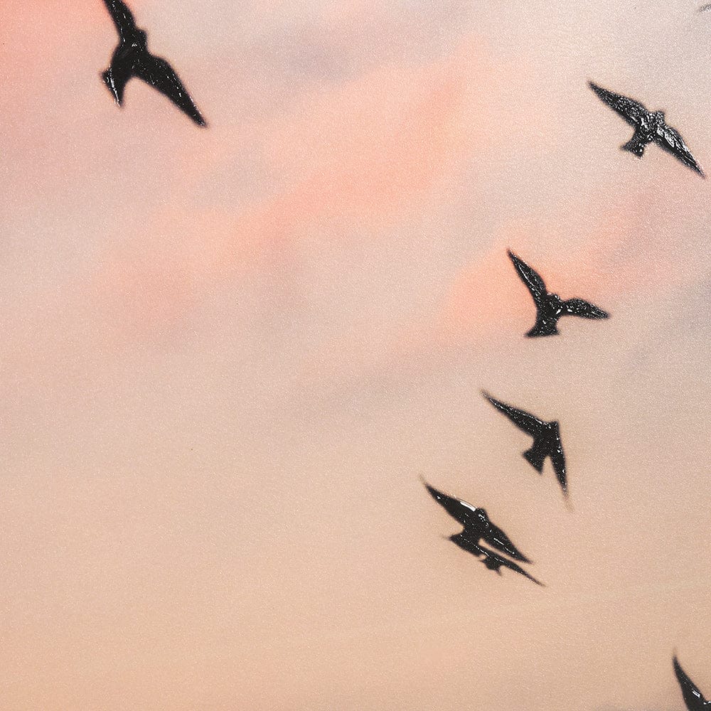 Mercana - Evening Flight by Mercana Studio a Hand Embellished Textured Framed Art Print Matted under Glass - 15157 view 7