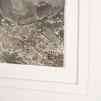 Mercana - Evergreen Bark by Studio M a handmade Original Framed Artwork under Glass - 15094 view 6