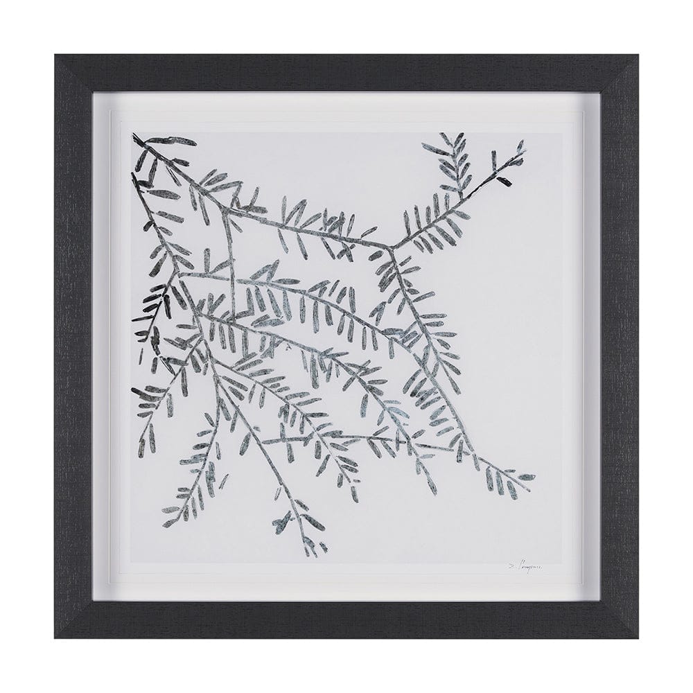 Mercana - Evergreen Branches I by Mercana Studio a Hand Embellished Framed Art Print Matted under Glass - 15544 view 1