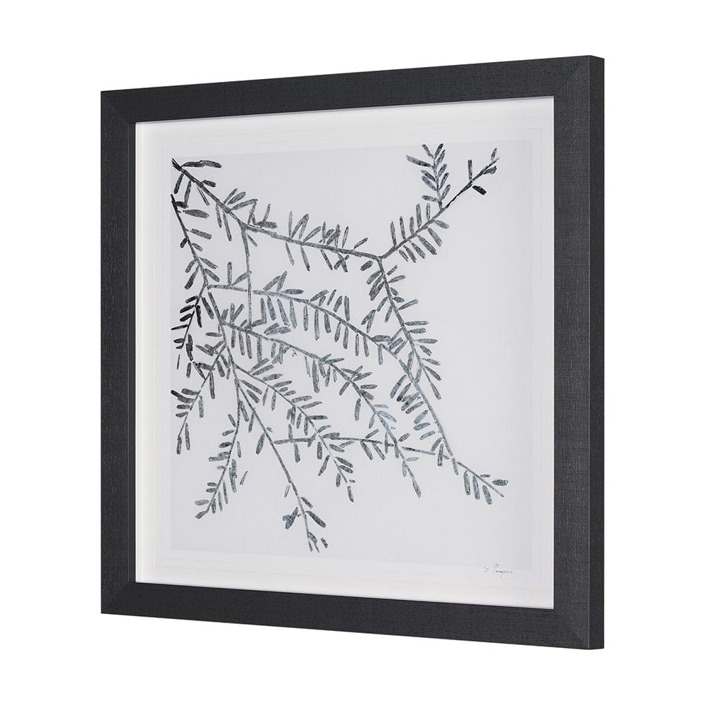 Mercana - Evergreen Branches I by Mercana Studio a Hand Embellished Framed Art Print Matted under Glass - 15544 view 2