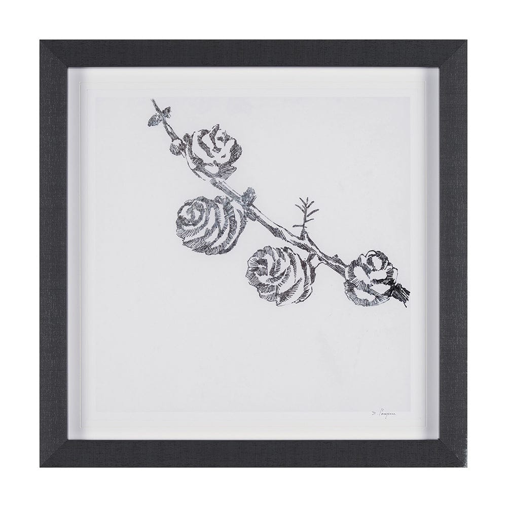 Mercana - Evergreen Branches III by Mercana Studio a Hand Embellished Framed Art Print Matted under Glass - 15546 view 1