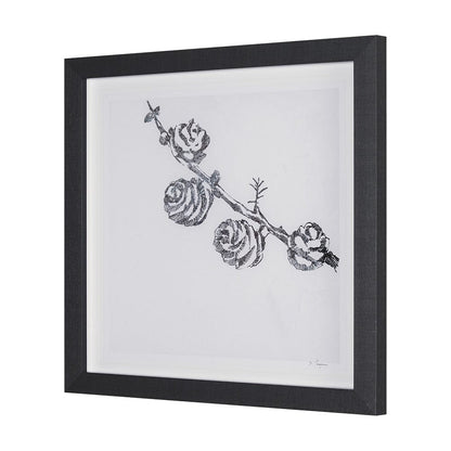 Mercana - Evergreen Branches III by Mercana Studio a Hand Embellished Framed Art Print Matted under Glass - 15546 view 2