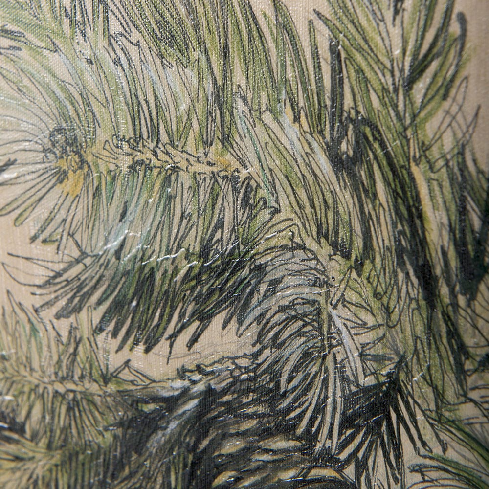 Mercana - Evergreen collection IV by Victoria a Hand Embellished Textured Canvas - 102047-S view 5
