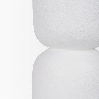 Mercana - Everly 15.0L x 15.0W x 27.5H White Cement W/Beige Shade Table Lamp - 69707 view 7