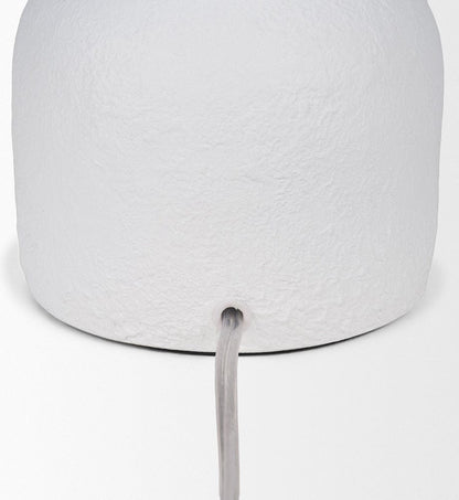 Mercana - Everly 15.0L x 15.0W x 27.5H White Cement W/Beige Shade Table Lamp - 69707 view 9