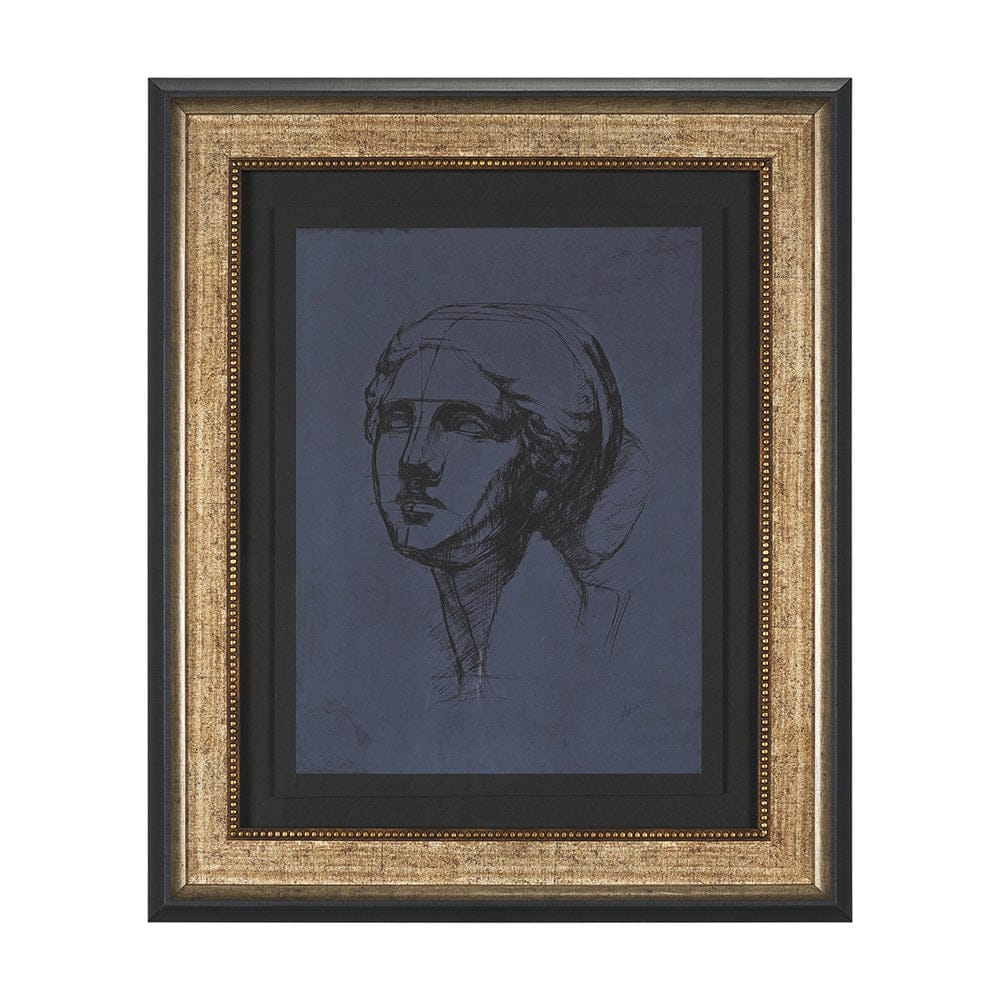 Mercana - Face Study I by Ariana a Hand Embellished Framed Print under Glass - 15795 view 1