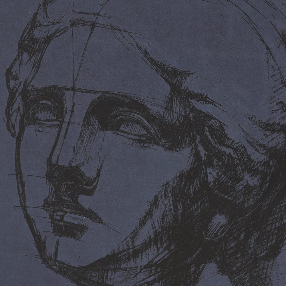 Mercana - Face Study I by Ariana a Hand Embellished Framed Print under Glass - 15795 view 7