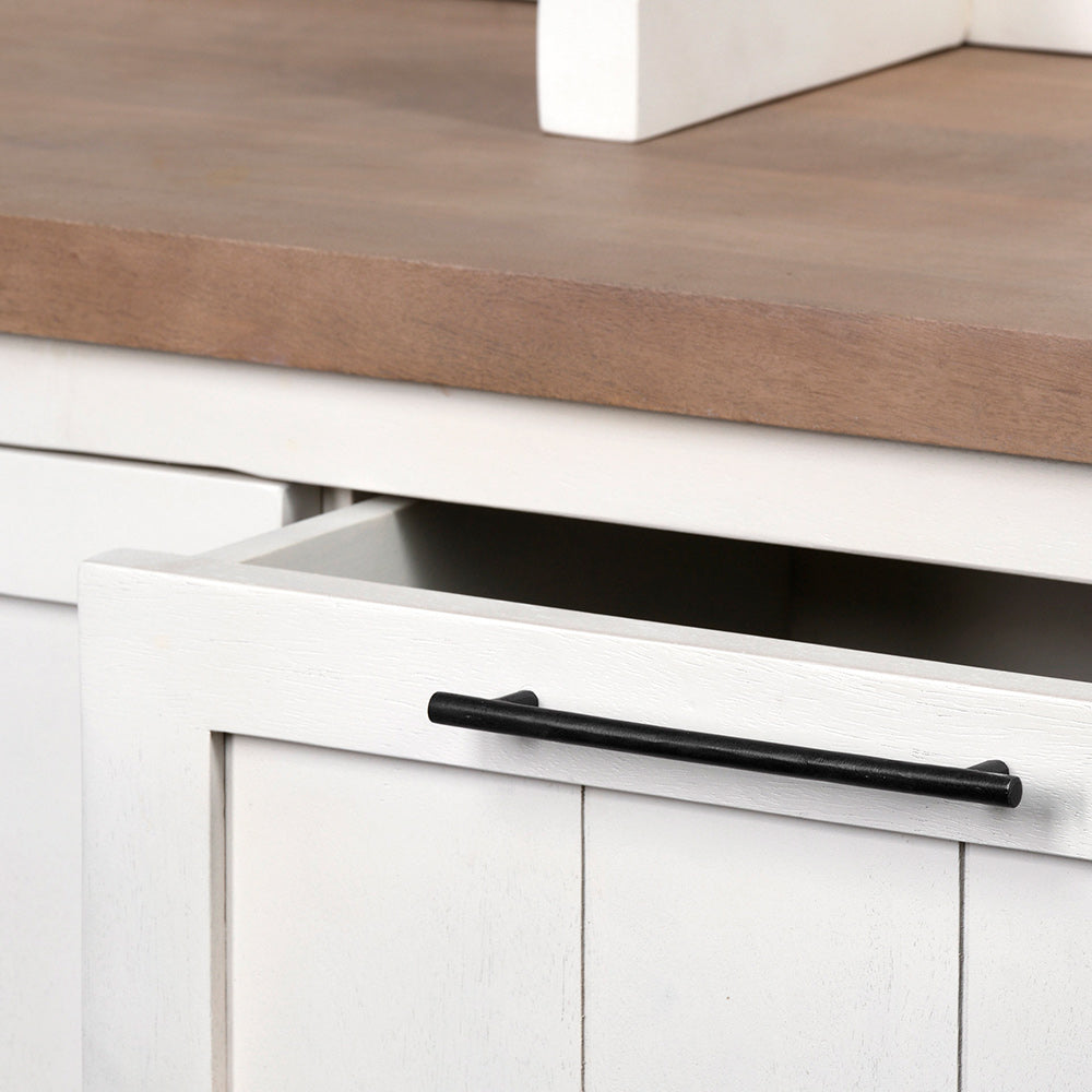 Mercana - Fairview IV 61L x 17W White And Brown Wood With Storage Hall Tree - 68477-AB view 7