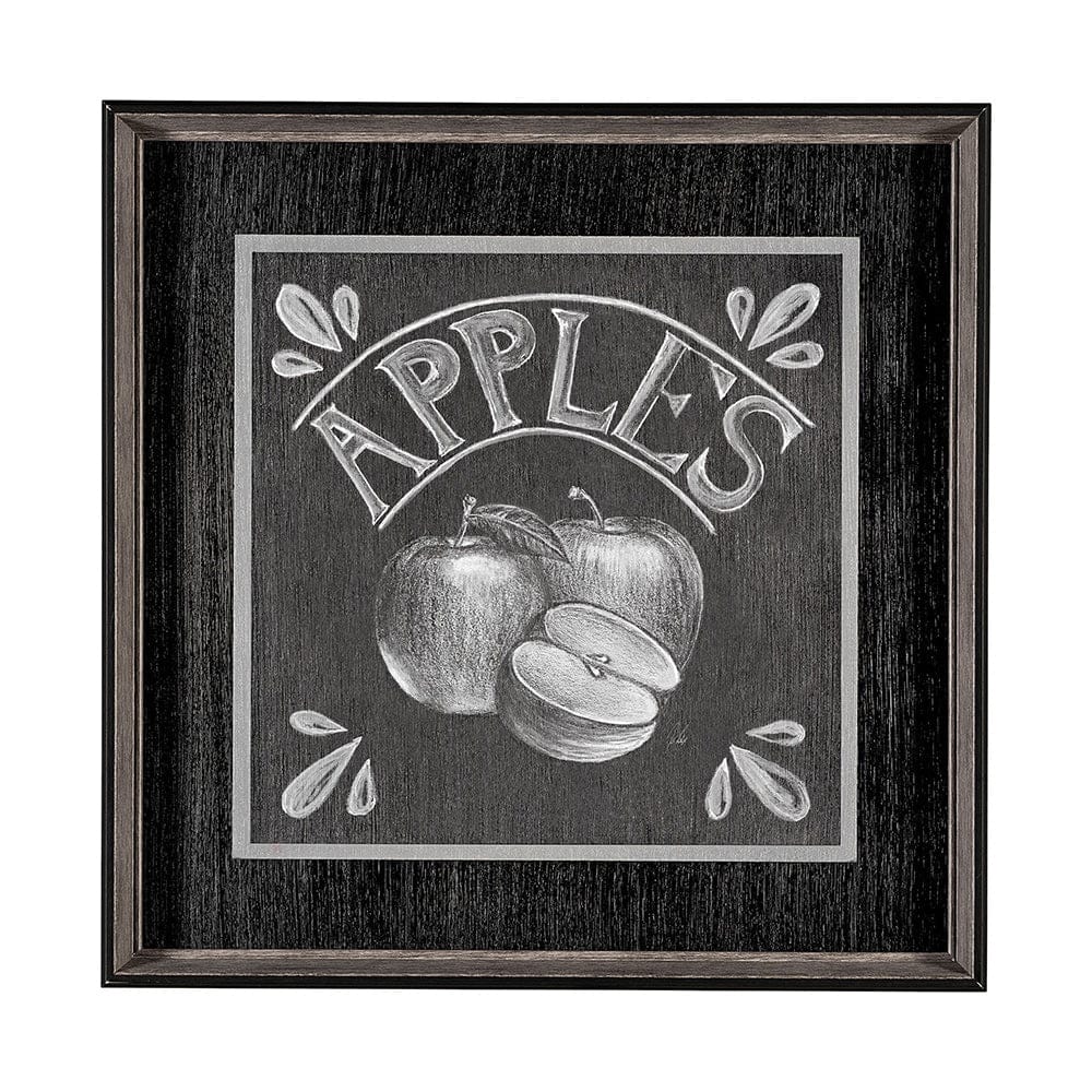 Mercana - Farm Fresh Apples by Mercana Studio a Hand Embellished Textured Framed Art Print - 13247 view 1