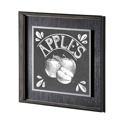 Mercana - Farm Fresh Apples by Mercana Studio a Hand Embellished Textured Framed Art Print - 13247 view 4