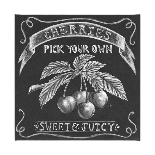 Mercana - Farm Fresh Cherries by Mercana Studio a Hand Embellished Textured Canvas - 101656-L view 1