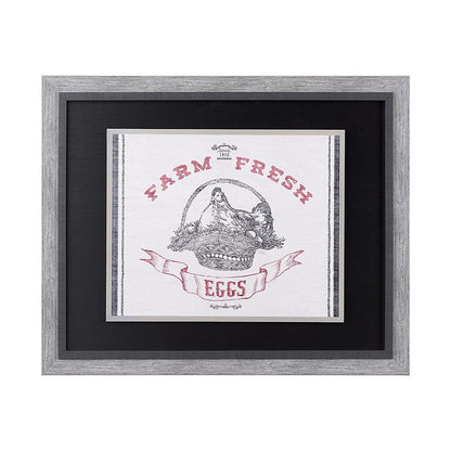 Mercana - Farm Fresh II by Halle Rakka a Hand Embellished Textured Framed Art Print - 13049 view 1