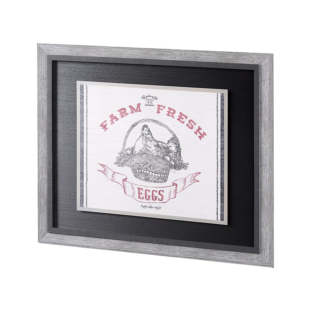 Mercana - Farm Fresh II by Halle Rakka a Hand Embellished Textured Framed Art Print - 13049 view 2