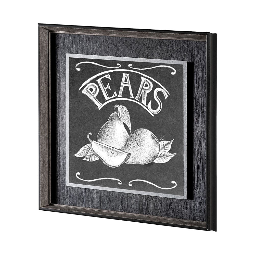 Mercana - Farm Fresh Pears by Mercana Studio a Hand Embellished Textured Framed Art Print - 13249 view 4
