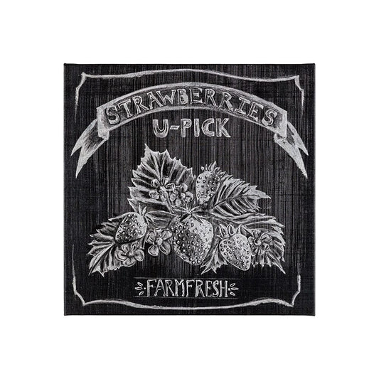 Mercana - Farm Fresh Strawberries by Mercana Studio a Hand Embellished Textured Canvas - 101655-S view 1