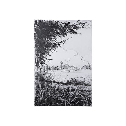 Mercana - Farm View I by Mercana Studio a Hand Embellished Textured Canvas - 102098-S view 1