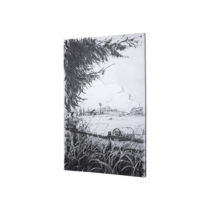 Mercana - Farm View I by Mercana Studio a Hand Embellished Textured Canvas - 102098-S view 2