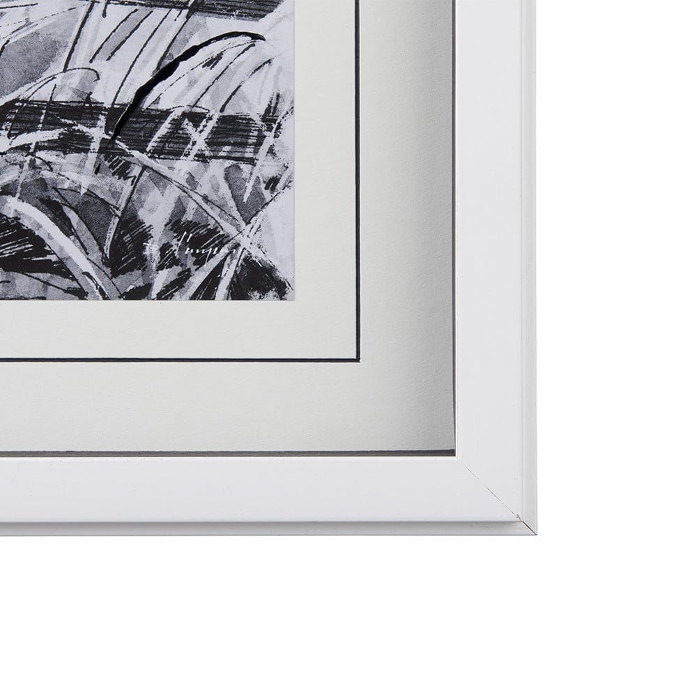 Mercana - Farm View I by Mercana Studio a Hand Embellished Textured Framed Art Print Matted under Glass - 14086 view 3