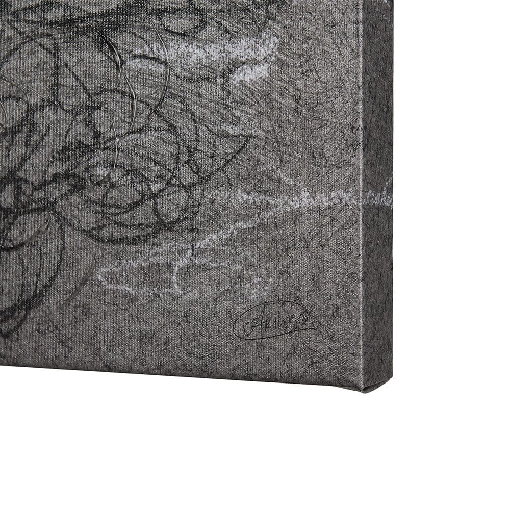 Mercana - Farm view sketch I by Mercana Studio a Hand Embellished Textured Canvas - 102359-S view 5