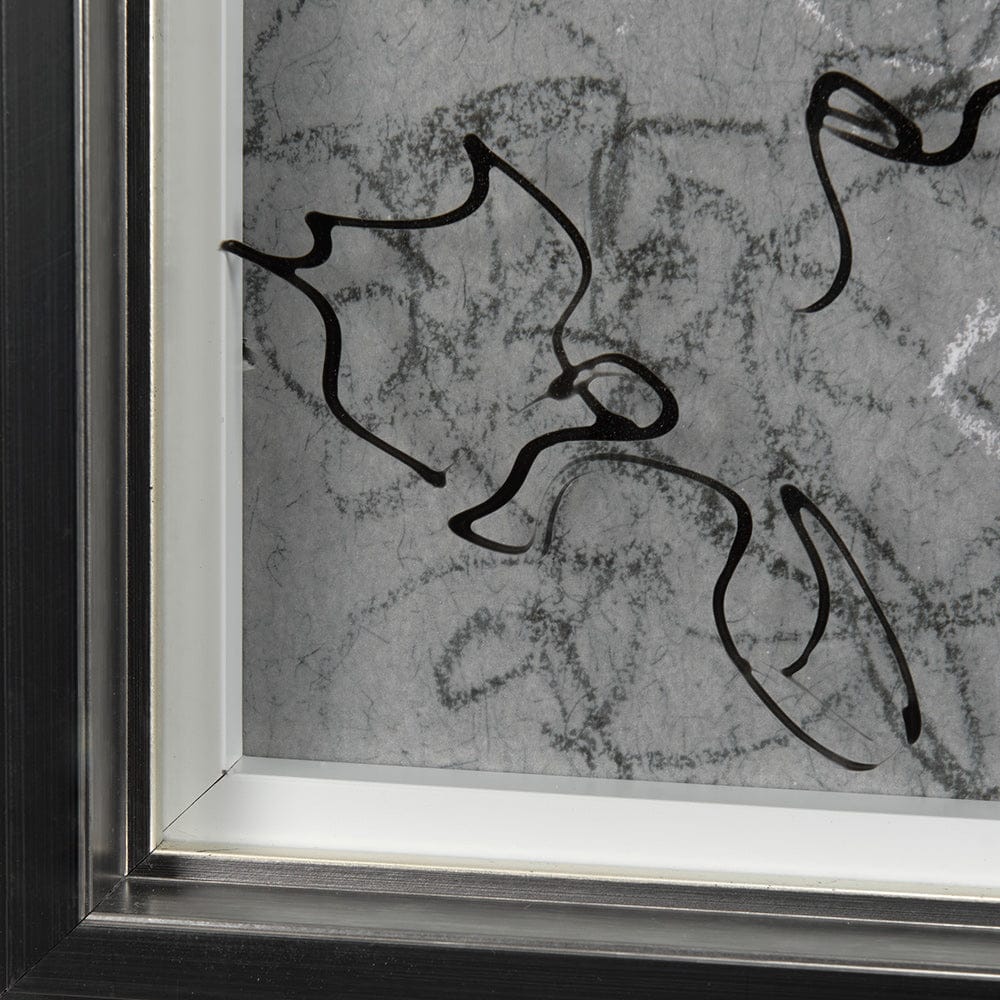 Mercana - Farm view sketch I by Mercana Studio a Hand Embellished Textured Framed Art Print Matted under Glass - 14531 view 5