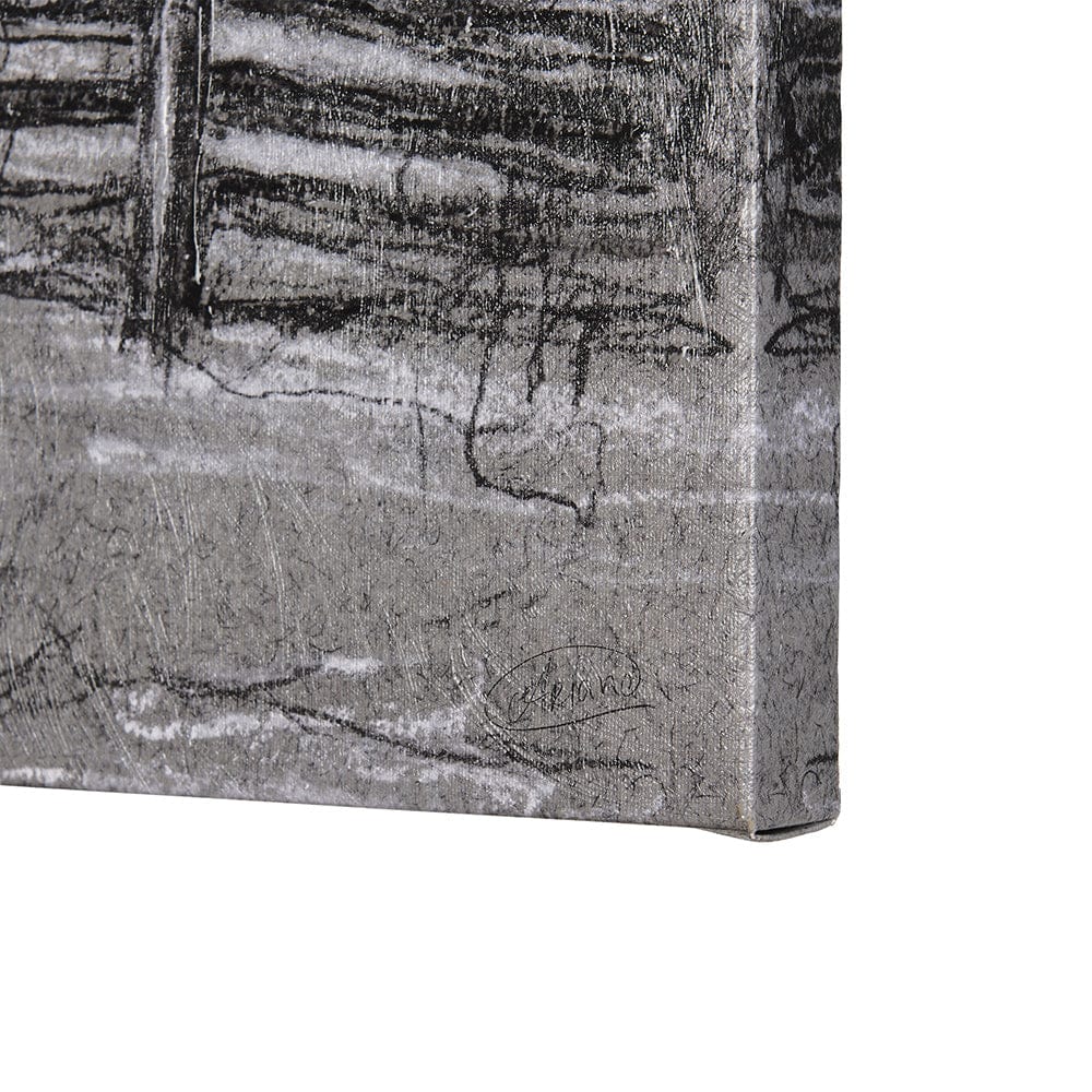 Mercana - Farm view sketch II by Mercana Studio a Hand Embellished Textured Canvas - 102360-S view 5
