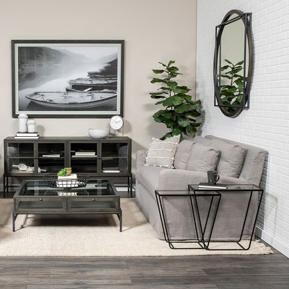 Mercana - Farmhampton Large Gray Spoked Ceramic Vase - 68916 view 4