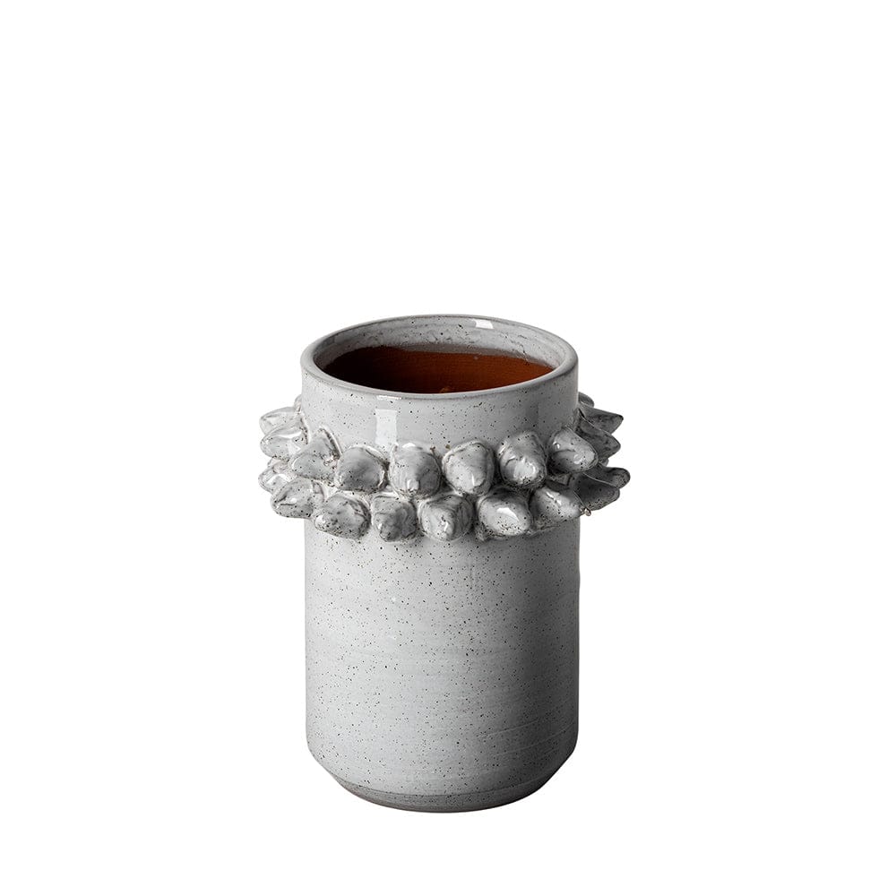 Mercana - Farmhampton Small Gray Spoked Ceramic Vase - 68915 view 1